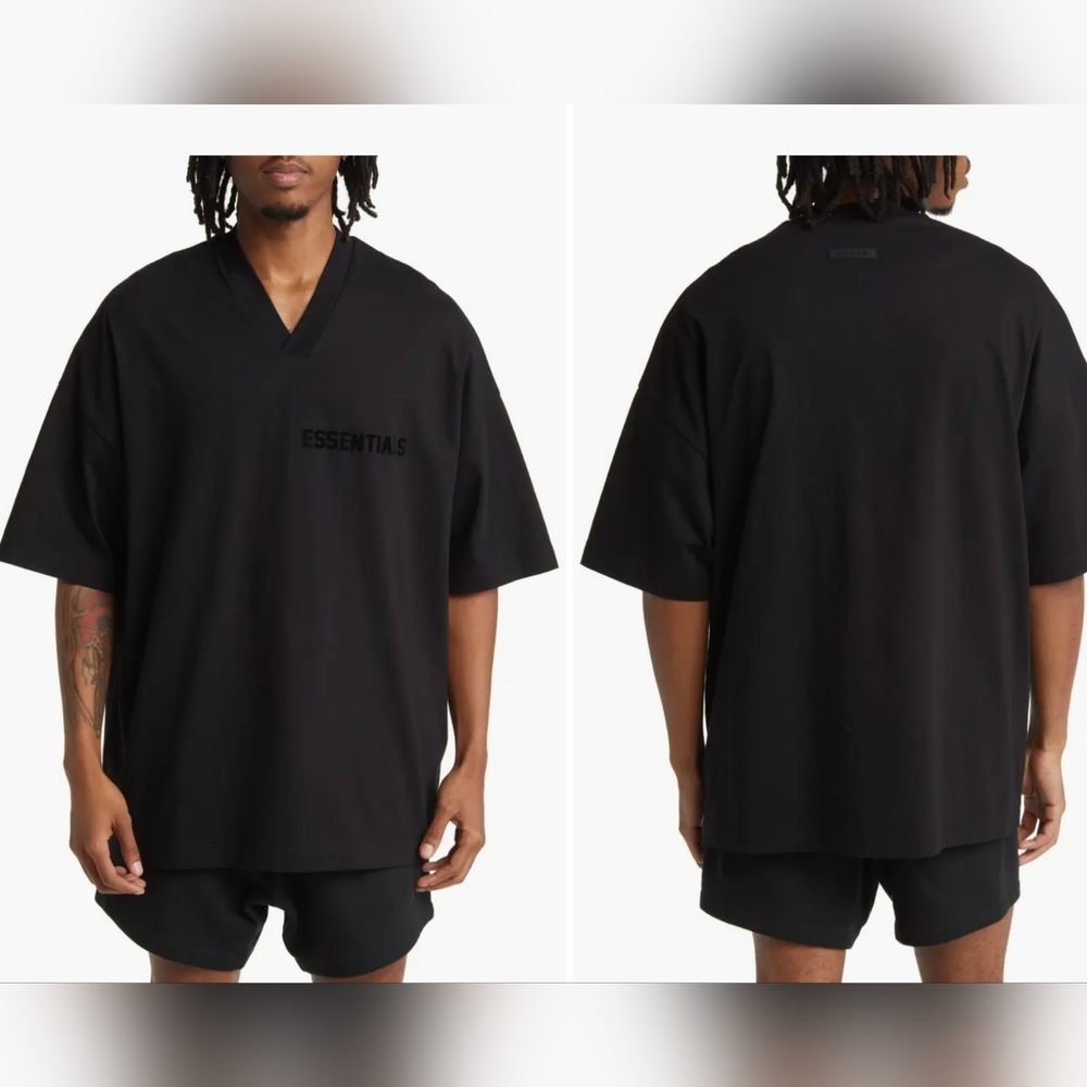 Essentials Black Short Sleeve Tee